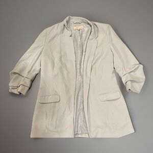 Philosophy Woman's Light Blue Open Front Blazer Size 6 Business Casual
